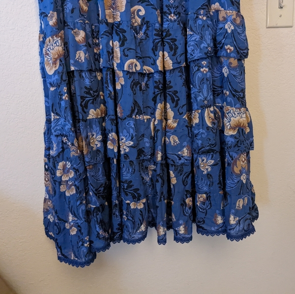 Spell Navy Floral Maxi Dress - Picture 9 of 11